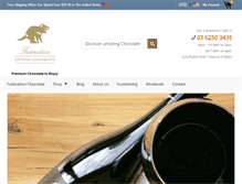 Tablet Screenshot of federationchocolate.com